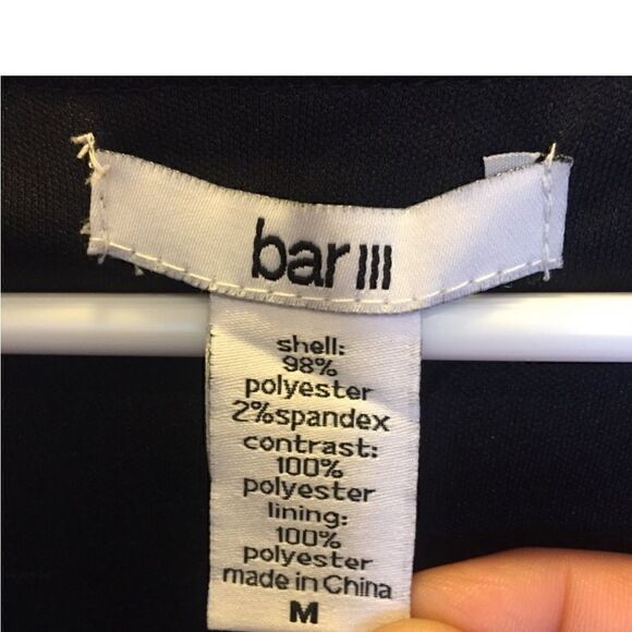 BAR III Floral Zip Front Mini Dress M - Picture 5 of 12